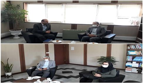 دیدار مدیرکل استاندارد استان همدان با ریاست سازمان مدیریت و برنامه ریزی استان همدان